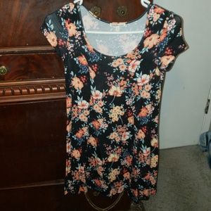 Mini flowy sun dress